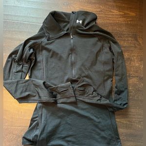 Under Armor weather gear.